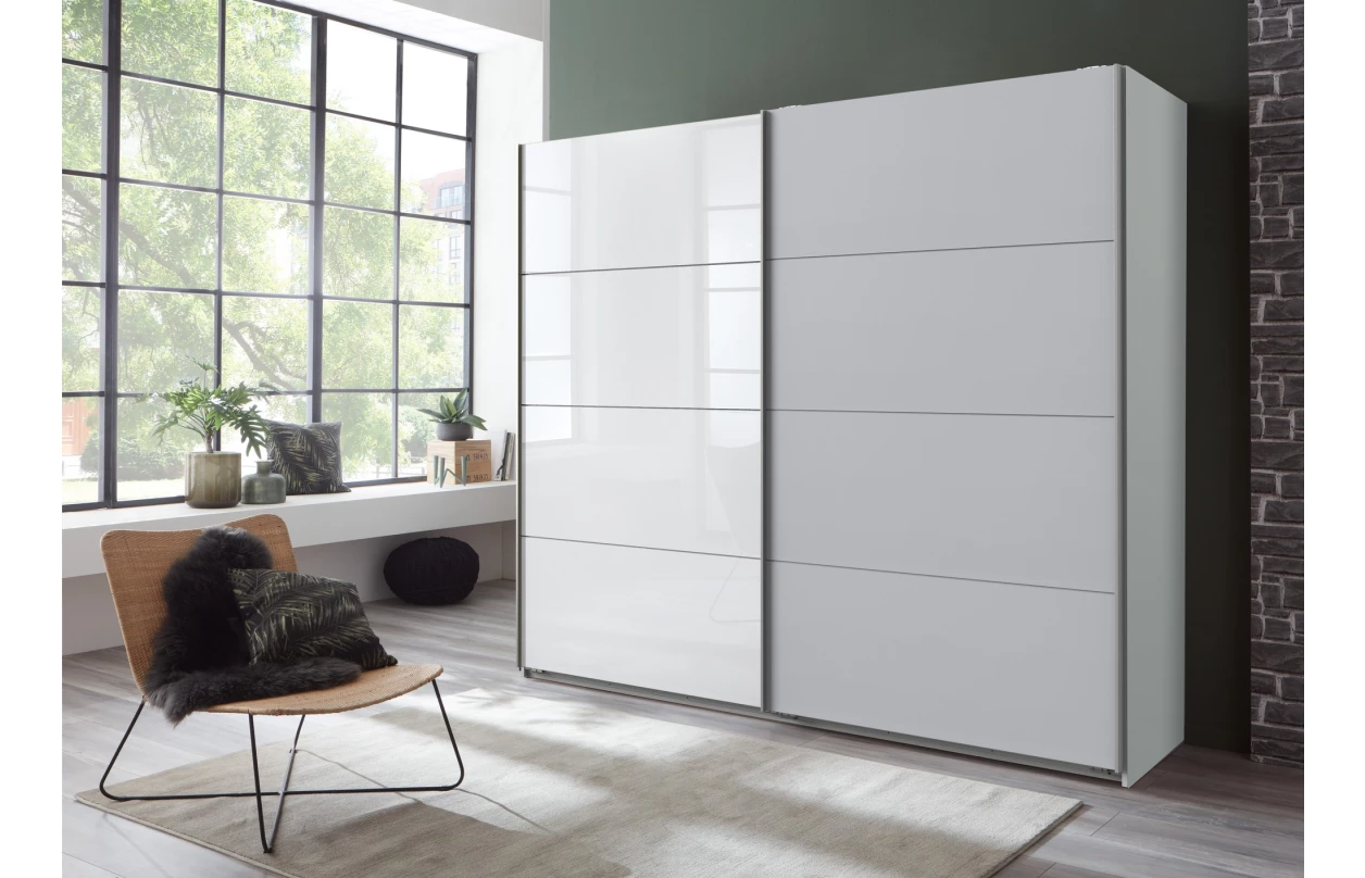Šatní skříň Easy Plus, 225 cm, bílá 9