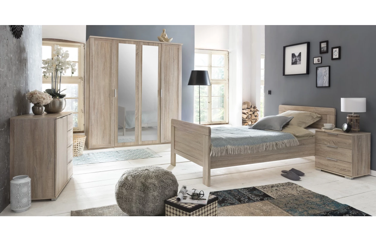 Postel Nadja 90x200 cm, dub artisan 5