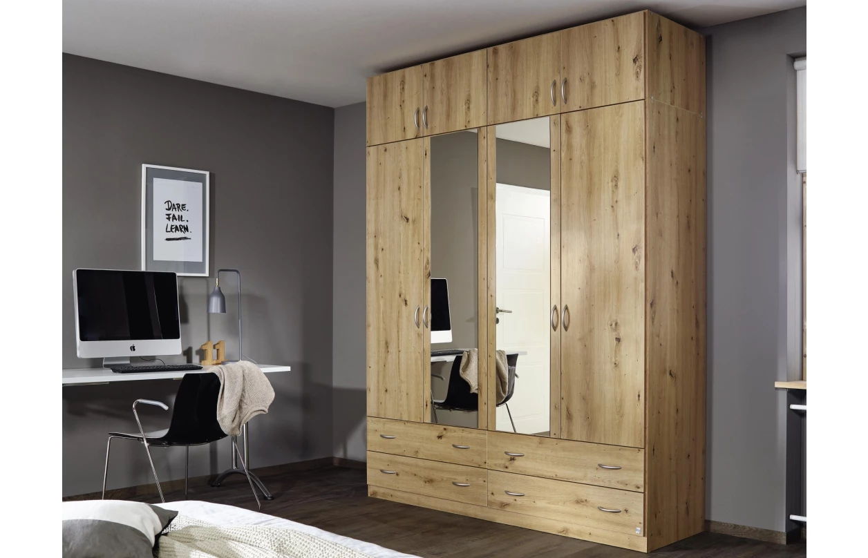 Skříňový nástavec Case, 181 cm, bílý 13