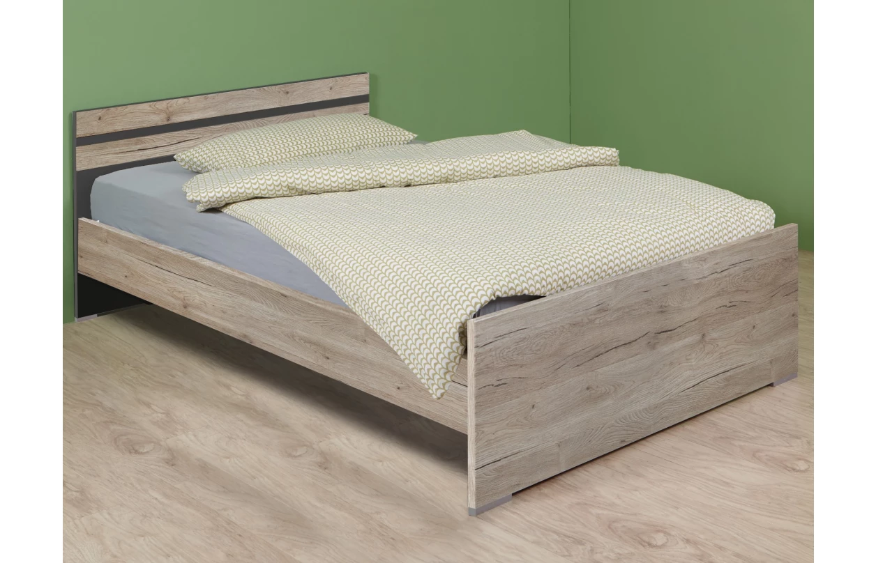 Šatní skříň Cariba, 90 cm, dub san remo/bílá 12