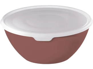 Mísa s víkem Caruba 8 l, cihlová