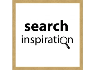 Rámovaný obraz Search inspiration, 30x30 cm